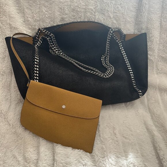 Stella McCartney Large Reversible Falabella tote in Black - Picture 9 of 16